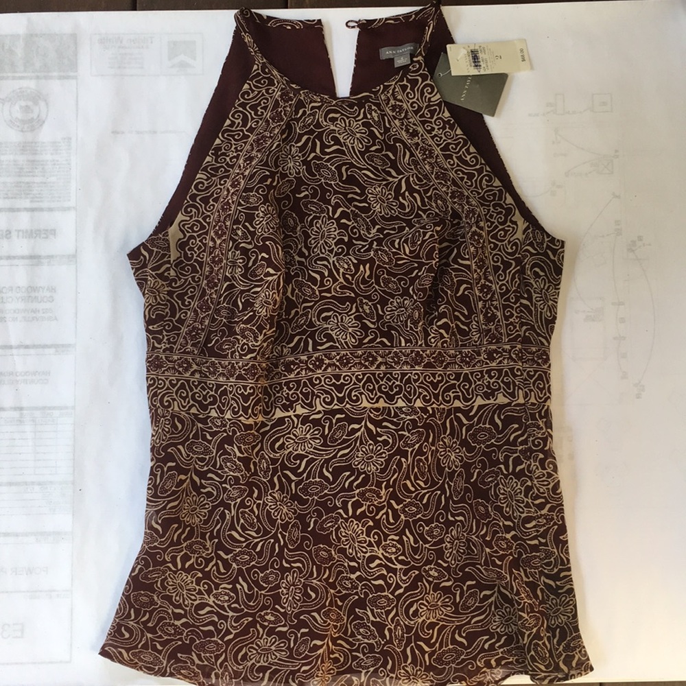 Ann Taylor dressy sleeveless top
